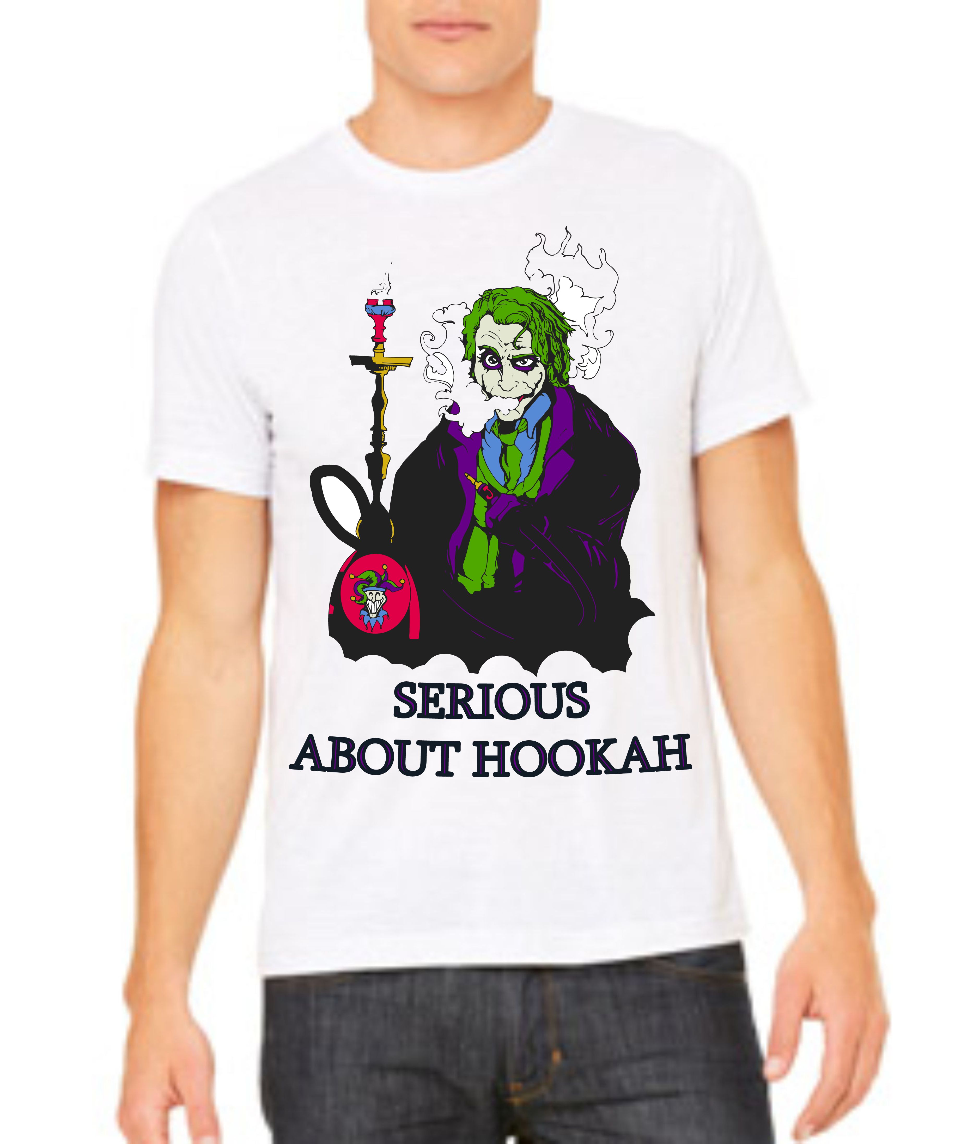 Serious About Hookah (White) Sizes S-XL